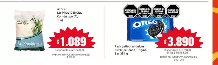 La providencia - Azúcar Común tipo 'A'