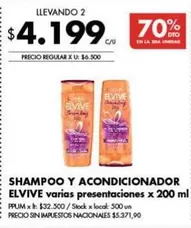 Elvive - Shampoo y Acondicionador