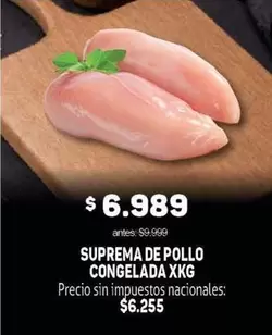 Suprema de Pollo Congelada