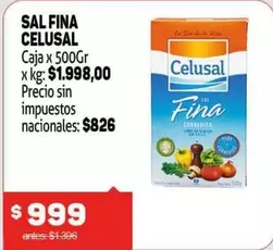 Celusal - SAL FINA