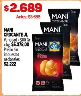 JL - MANÍ CROCANTE