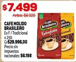 X$ - CAFE MOLIDO BRASILEIRO