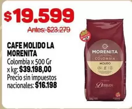 La Morenita - CAFE MOLIDO