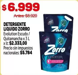 Zorro - DETERGENTE LIQUIDO