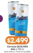 Quilmes - Cerveza lata x 710 cc