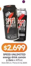 Lider - SPEED UNLIMITED energy drink