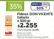 Don Vicente - Fideos tallarín