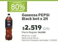 Pepsi - Gaseosa Black bot