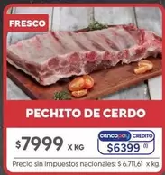 X$ - PECHITO DE CERDO