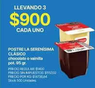 La Serenísima - POSTRE CLÁSICO