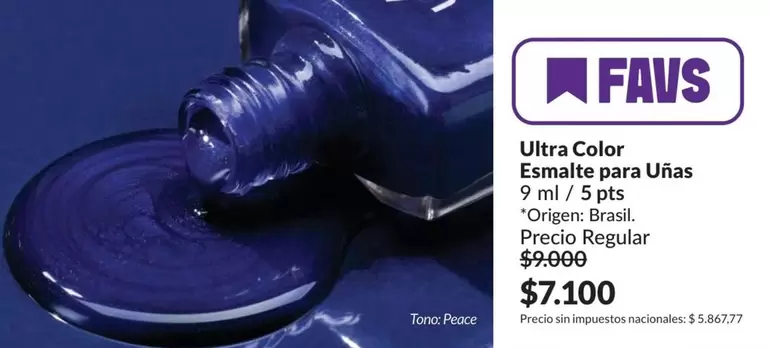 Ultra - Color Esmalte para Uñas