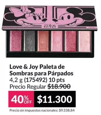 Love - & Joy Paleta de Sombras para Párpados