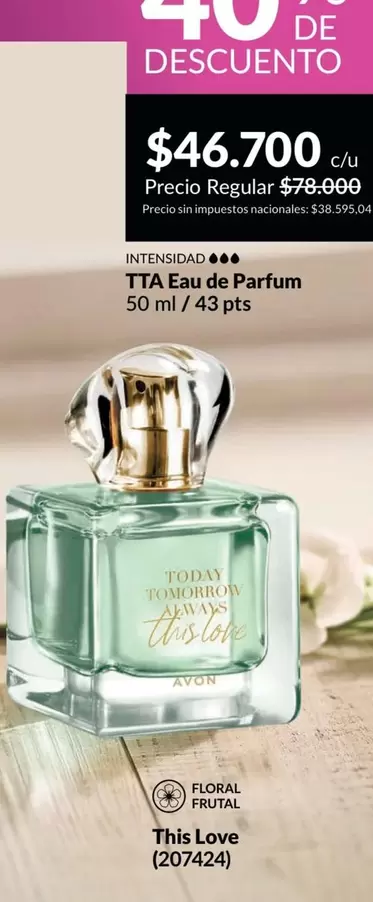Avon - TTA Eau de Parfum