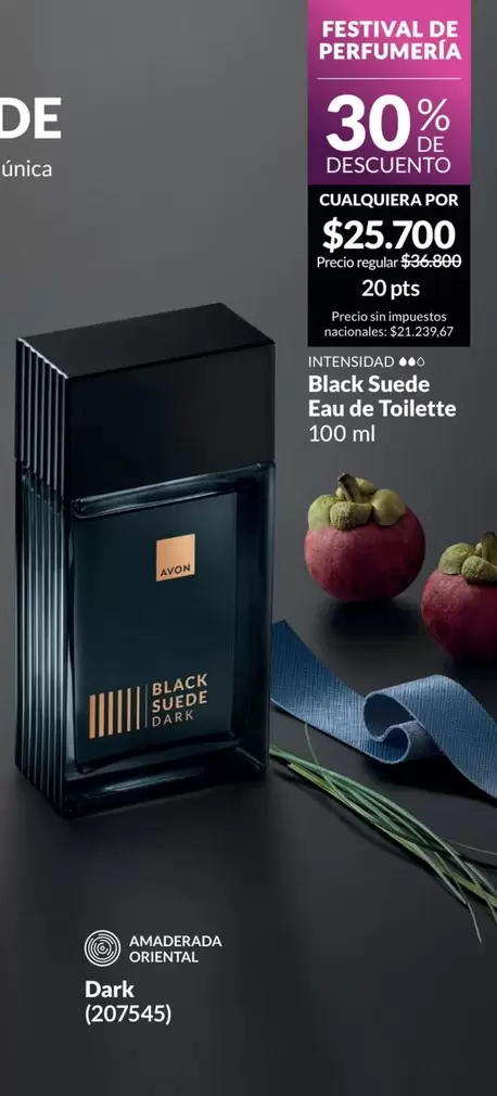 Natura - Black Suede Eau de Toilette