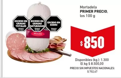 Primer Precio - Mortadela