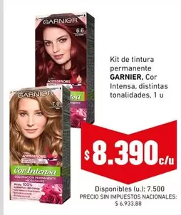 GARNIER - Kit de tintura permanente