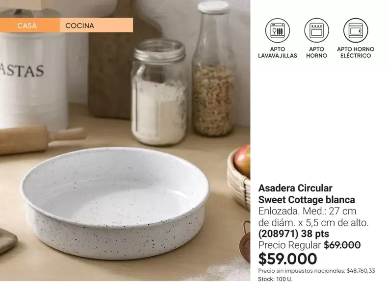 Sweet - Asadera Circular  Cottage