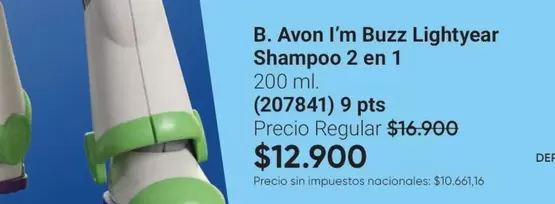 Avon -  I'm Buzz Lightyear Shampoo 2 en 1 (207841)