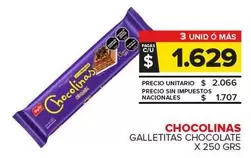 chocolinas - GALLETITAS CHOCOLATE