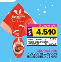 Georgalos - HUEVO PASCUA CON BOMBONES