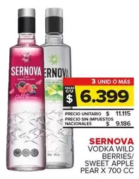 sernova - VODKA WILD BERRIES/ SWEET APPLE PEAR