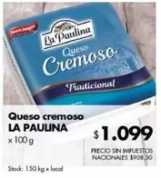 La paulina - Queso cremoso