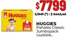 Huggies - Pañales Classic Jumbopack Cód:50516