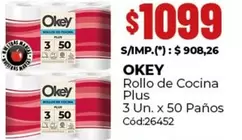 Okey - Rollo de Cocina Plus Cód:26452