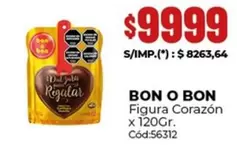Bon o Bon - Figura Corazón x 120Gr. Cód:56312