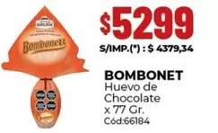 X$ - Huevo de Chocolate Cód:66184