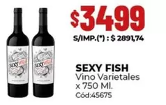 X$ - Vino Varietales x 750 Ml. Cód:45675