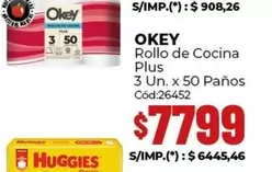 Okey - Rollo de Cocina Plus Cód:26452