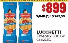 Lucchetti - Fideos