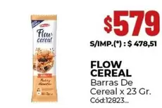 Flow - Barras De Cereal x 23 Gr. Cód:12823