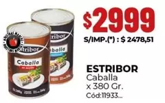 Estribor - Caballa x 380 Gr.