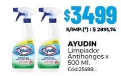 Ayudin - Limpiador Antihongos x 500 Ml. Cód:25498