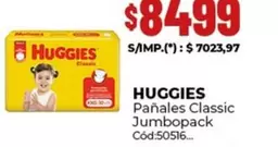 Huggies - Pañales Classic Jumbopack Cód:50516