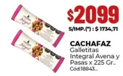 Express - Galletitas Integral Avena y Pasas x 225 Gr.. Cód:18843