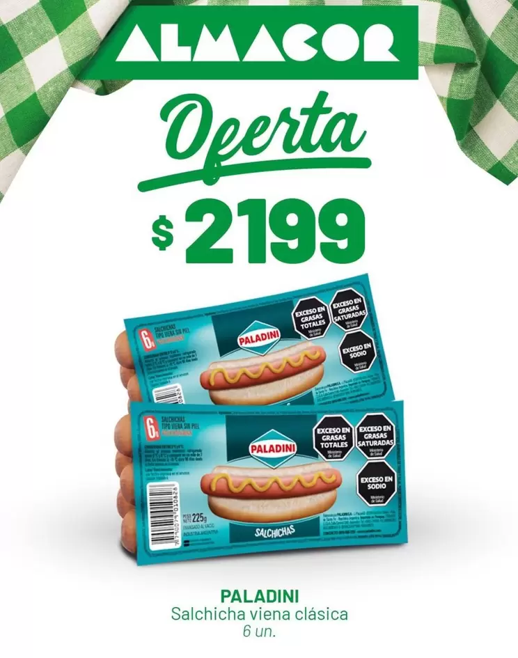 Paladini - Salchicha viena clásica