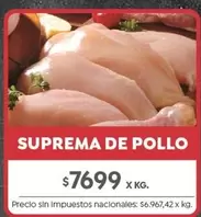 X$ - Suprema de Pollo