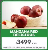X$ - MANZANA RED DELICIOUS
