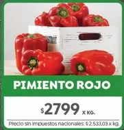 Rojo - PIMIENTO ROJO