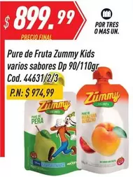 Mas - Pure de Fruta Zummy Kids Cod. 44631/2/3