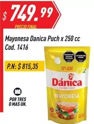 Mas - Mayonesa Danica Puch x 250 cc Cod. 1416