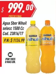 Mas - Agua Sbor Nihuil selecc 1500 Cc Cod. 23816/17