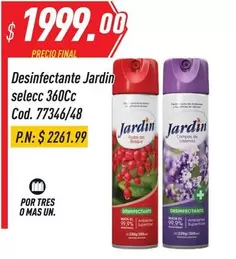 Mas - Desinfectante Jardin selecc 360Cc Cod. 77346/48