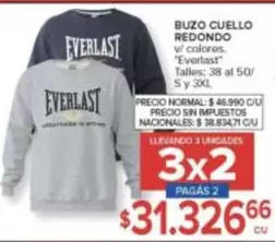 Everlast - Buzo cuello redondo