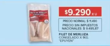 Epuyen - Filet de Merluza Congelado