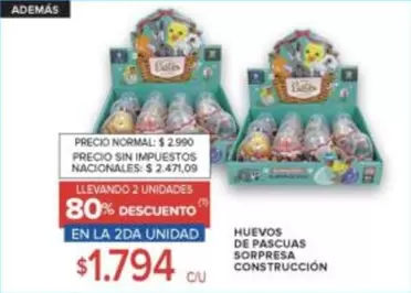 HUEVOS DE PASCUAS SORPRESA CONSTRUCCIÓN