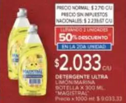 Magistral - DETERGENTE ULTRA LIMON MARINA